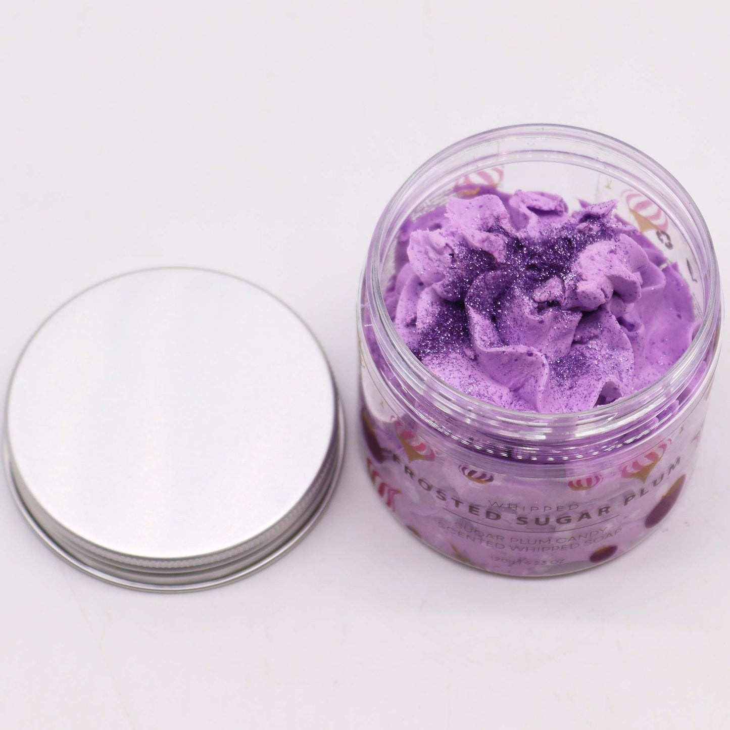 Frosted Sugar Plum Whipped Soap (120g)