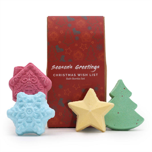 Christmas Wish List Bath Bomb Set